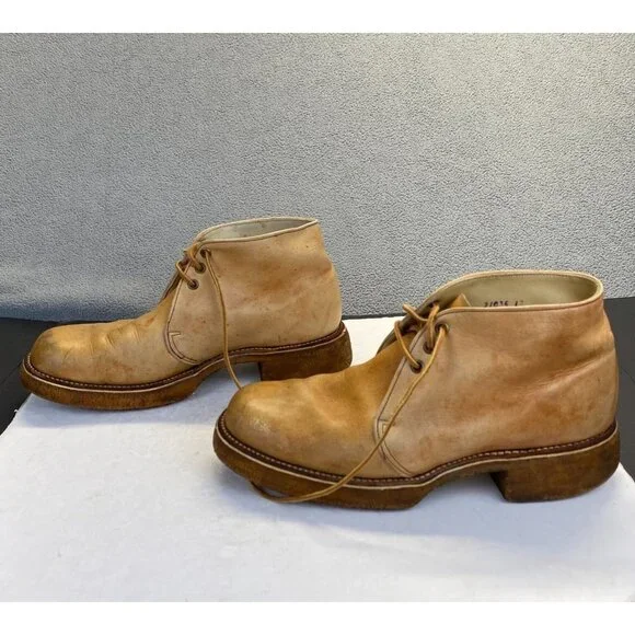 Frye | Shoes | Frye Mens 5 B Vintage Lace Up Leather Chukka  display picture 2